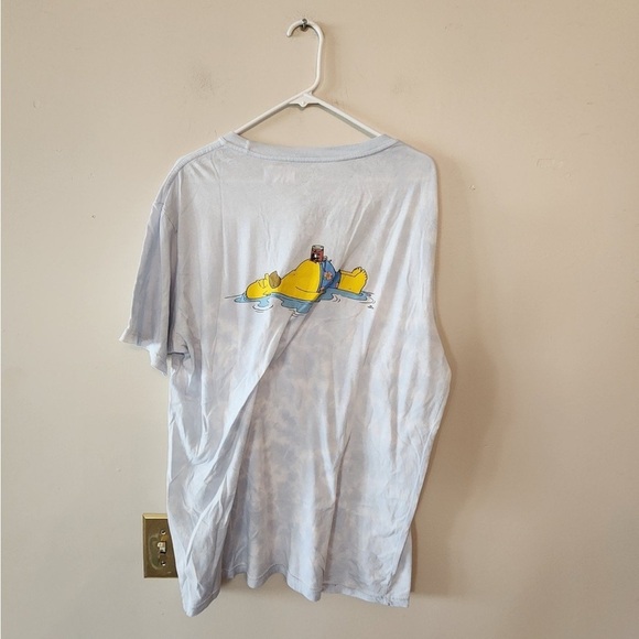 Billabong Simpsons Homer Tie Dye Large Shirt Short Sleeve Duff Beer xl - Picture 4 of 5